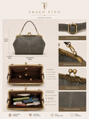 Bolsa Feminina Vintage Luxo
