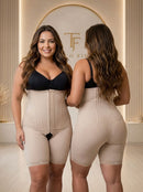 Short Cinta 12 Barbatanas — Modela Cintura Pós-Cirúrgico