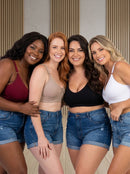 Kit 2 Sutiã Reforçado Sem Bojo Lingerie Sutiã Sem Bojo Sutian Comum e Plus Size