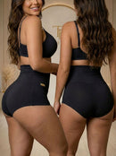 Kit 2 Calcinhas High Waist — Modeladora Cós Alto Traço Fino