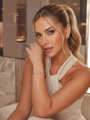 Bracelete Árvore da Vida com Cristais de Zircônia