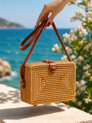 Bolsa de Palha Quadrada