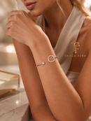Bracelete Árvore da Vida com Cristais de Zircônia