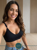 Kit 2 Sutiã Reforçado Sem Bojo Lingerie Sutiã Sem Bojo Sutian Comum e Plus Size
