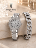 Relógio feminino Pulse Strass com ou sem pulseira