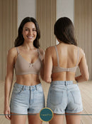 Kit 2 Sutiã Reforçado Sem Bojo Lingerie Sutiã Sem Bojo Sutian Comum e Plus Size