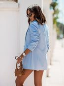 Blazer Celeste Alfaiataria